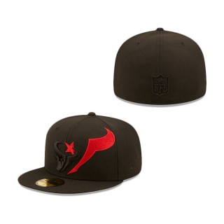 Houston Texans Logo Feature 59FIFTY Fitted Hat