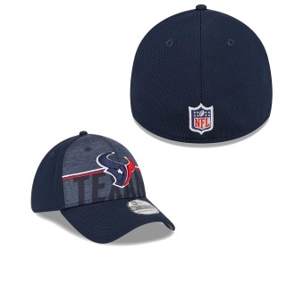 Men's Houston Texans Navy 2023 NFL Training Camp 39THIRTY Flex Fit Hat