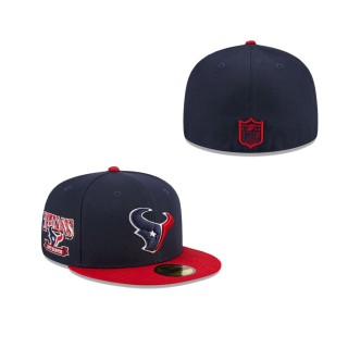 Houston Texans Throwback Hidden Fitted Hat