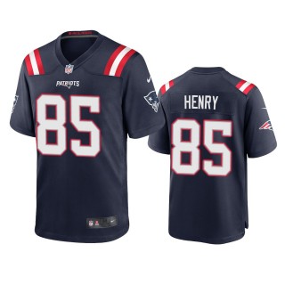 New England Patriots Hunter Henry Navy Game Jersey