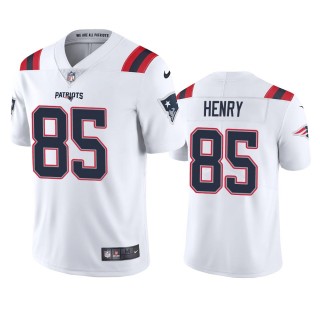 Hunter Henry New England Patriots White Vapor Limited Jersey