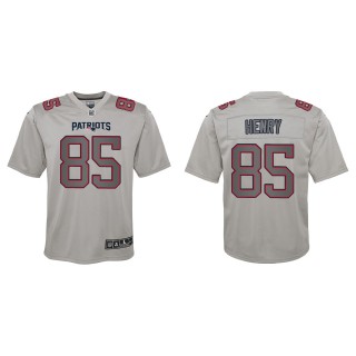 Hunter Henry Youth New England Patriots Gray Atmosphere Game Jersey