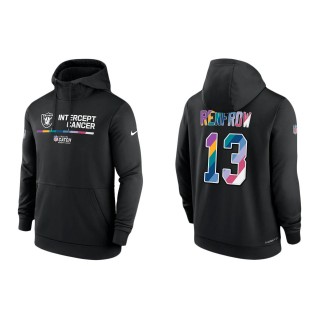 Hunter Renfrow Las Vegas Raiders Black 2022 NFL Crucial Catch Therma Performance Pullover Hoodie