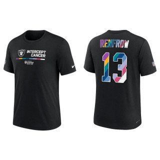 Hunter Renfrow Las Vegas Raiders Black 2022 NFL Crucial Catch Performance T-Shirt