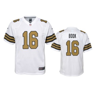 New Orleans Saints Ian Book White Color Rush Game Jersey
