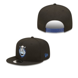 Men's Indianapolis Colts Black Mascot 9FIFTY Snapback Hat