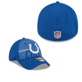 Men's Indianapolis Colts Royal 2023 NFL Training Camp 39THIRTY Flex Fit Hat