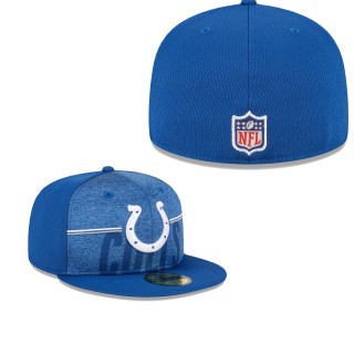 Men's Indianapolis Colts Royal 2023 NFL Training Camp 59FIFTY Fitted Hat