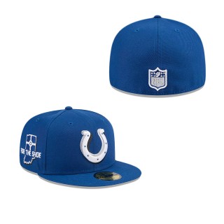 Indianapolis Colts Royal 2024 NFL Draft 59FIFTY Fitted Hat