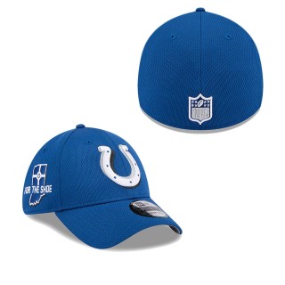 Indianapolis Colts Royal 2024 NFL Draft 39THIRTY Flex Hat