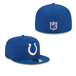 Indianapolis Colts Royal Main Fitted Hat