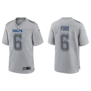 Isaiah Ford Men's Indianapolis Colts Gray Atmosphere Fashion Game Jersey