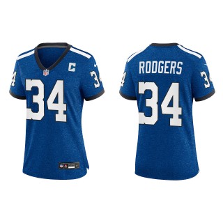 Isaiah Rodgers Women Indianapolis Colts Royal Indiana Nights Game Jersey