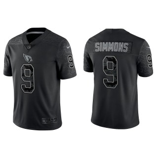 Isaiah Simmons Arizona Cardinals Black Reflective Limited Jersey