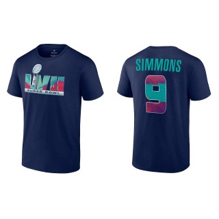 Isaiah Simmons Super Bowl LVII Nike Navy T-Shirt