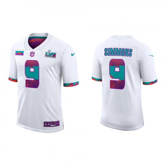 Isaiah Simmons Super Bowl LVII Nike White Limited Jersey