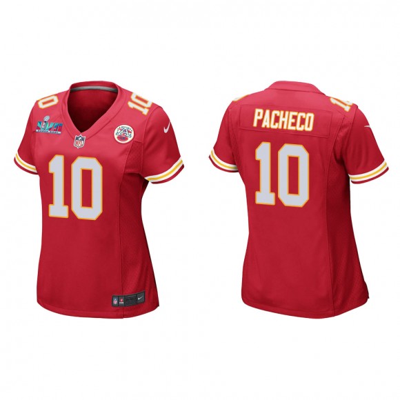Isaih Pacheco Women's Kansas City Chiefs Super Bowl LVII Red Game Jersey
