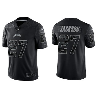 J.C. Jackson Los Angeles Chargers Black Reflective Limited Jersey