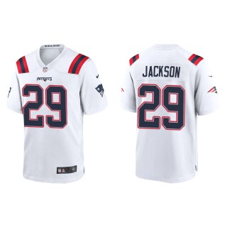 J.C. Jackson New England Patriots White Game Jersey