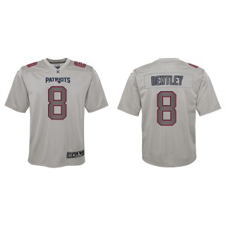 Ja'Whaun Bentley Youth New England Patriots Gray Atmosphere Game Jersey