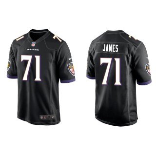 Men's Baltimore Ravens Ja'Wuan James Black Game Jersey