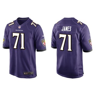 Men's Baltimore Ravens Ja'Wuan James Purple Game Jersey