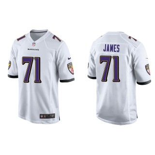 Men's Baltimore Ravens Ja'Wuan James White Game Jersey
