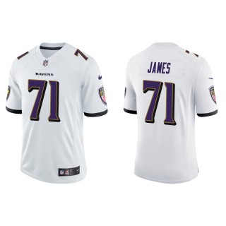 Men's Baltimore Ravens Ja'Wuan James White Vapor Limited Jersey