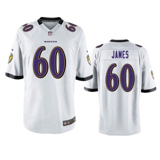 Baltimore Ravens Ja'Wuan James White Game Jersey