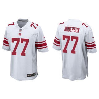 Men's New York Giants Jack Anderson White Game Jersey