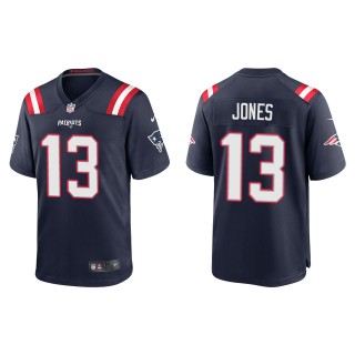 Men's New England Patriots Jack Jones Navy Game Jersey