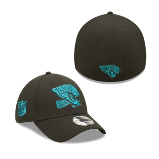 Men's Jacksonville Jaguars Black 2022 Sideline 39THIRTY Flex Hat