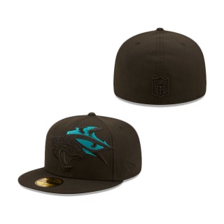 Jacksonville Jaguars Logo Feature 59FIFTY Fitted Hat
