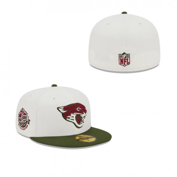 Jacksonville Jaguars Olive Branch 59FIFTY Fitted Hat