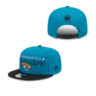 Jacksonville Jaguars Script Overlap 9FIFTY Snapback Hat