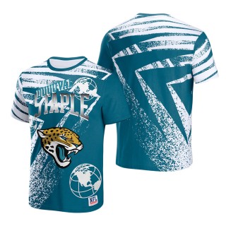Men's Jacksonville Jaguars NFL x Staple Teal All Over Print T-Shirt