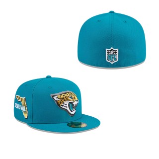Jacksonville Jaguars Teal 2024 NFL Draft 59FIFTY Fitted Hat