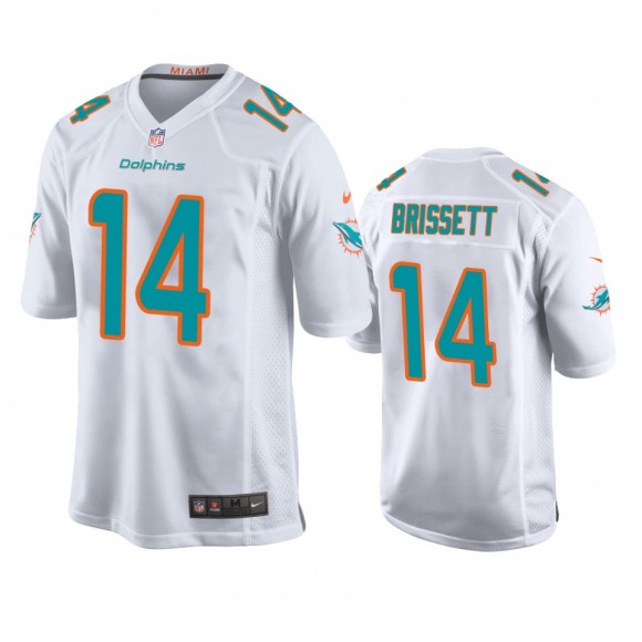 Miami Dolphins Jacoby Brissett White Game Jersey