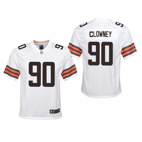Youth Cleveland Browns Jadeveon Clowney Game Jersey - White