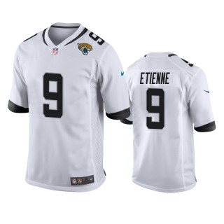 Jacksonville Jaguars Travis Etienne White 2021 NFL Draft Game Jersey