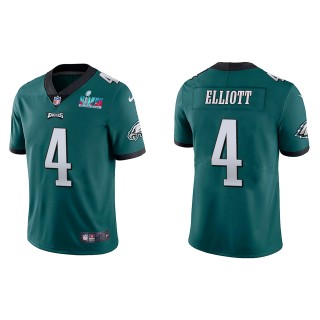 Jake Elliott Men's Philadelphia Eagles Super Bowl LVII Green Vapor Limited Jersey