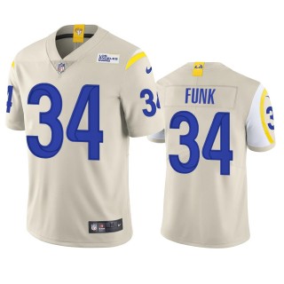 Jake Funk Los Angeles Rams Bone Vapor Limited Jersey