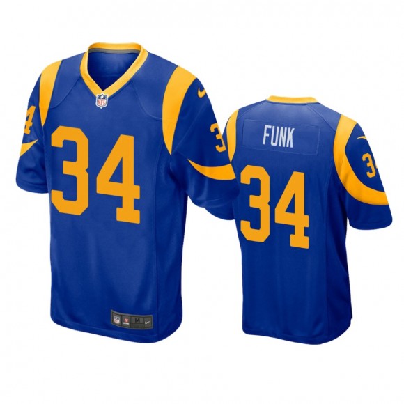 Los Angeles Rams Jake Funk Royal Game Jersey