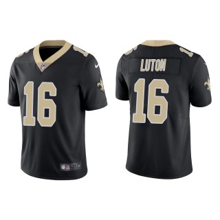 Men's New Orleans Saints Jake Luton Black Vapor Limited Jersey