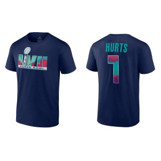 Jalen Hurts Super Bowl LVII Nike Navy T-Shirt
