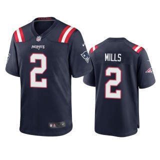 New England Patriots Jalen Mills Navy Game Jersey