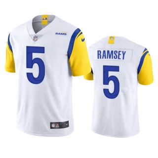 Jalen Ramsey Los Angeles Rams White Vapor Limited Jersey