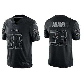 Jamal Adams Seattle Seahawks Black Reflective Limited Jersey