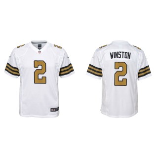 Jameis Winston youth New Orleans Saints White Alternate Game Jersey