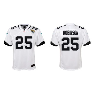 James Robinson Youth Jacksonville Jaguars White Game Jersey